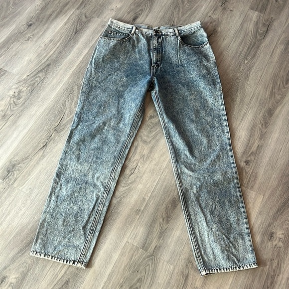 Vintage blue denim jeans size  36 - Picture 1 of 12